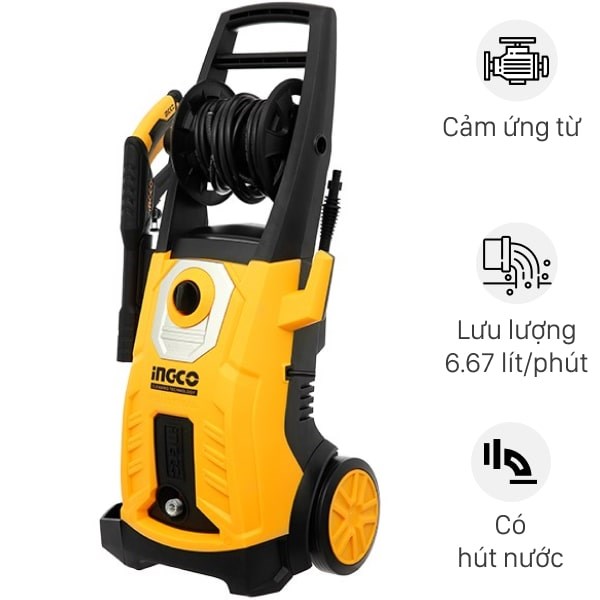 Máy Phun Xịt Rửa Áp Lực Cao Ingco Hpwr25008 2500W